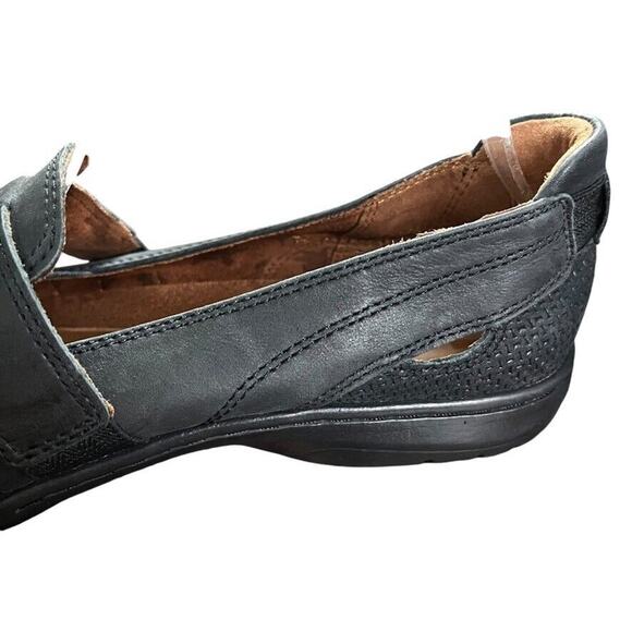 Cobb Hill Womens Womens Black Leather Loafers Flats Comfort Shoes Round Toe 10 - Picture 7 of 16
